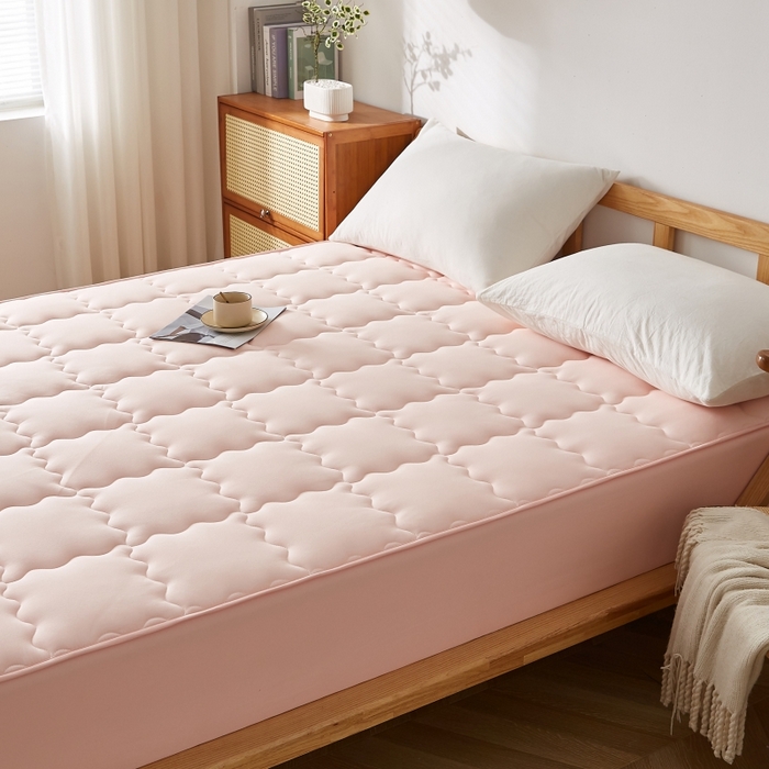 91家纺网 家纺一手货源 找家纺 （总）伊赛家纺 2026新款抗菌防螨夹棉大方格床笠