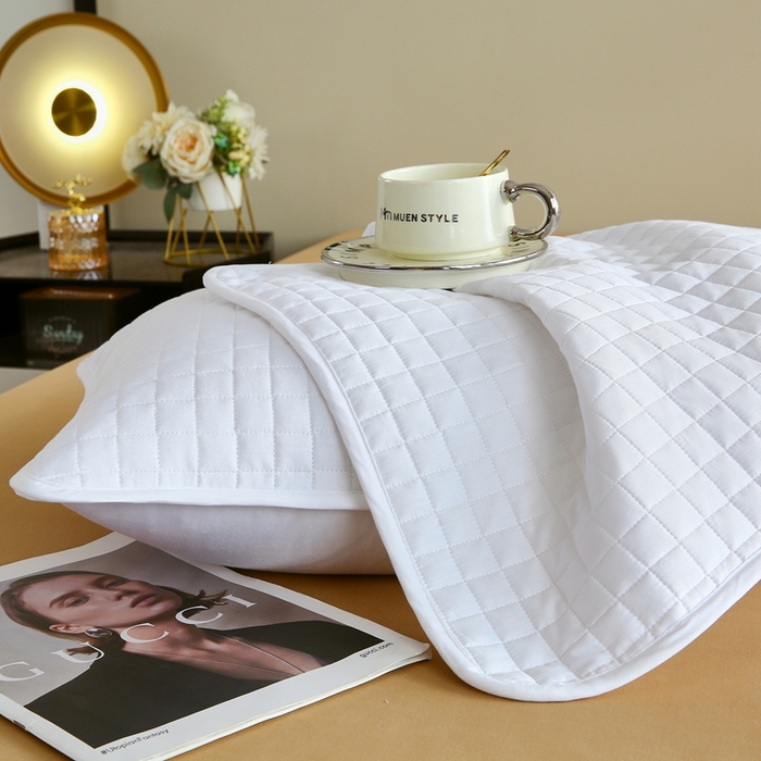 91家纺网 家纺一手货源 找家纺 （总）伊赛家纺 2026新款纯棉夹棉半包枕套