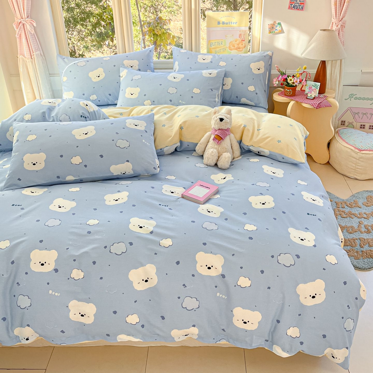 91家纺网 家纺一手货源 找家纺 （总）女子家纺 2026新款全棉纯棉13070印花四件套单品系列