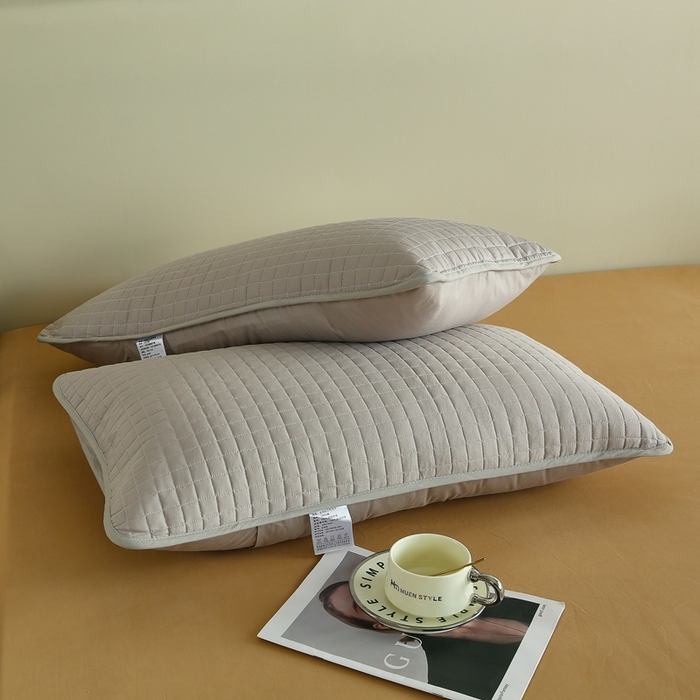 91家纺网 家纺一手货源 找家纺 （总）伊赛家纺 2026新款纯棉夹棉全包枕套