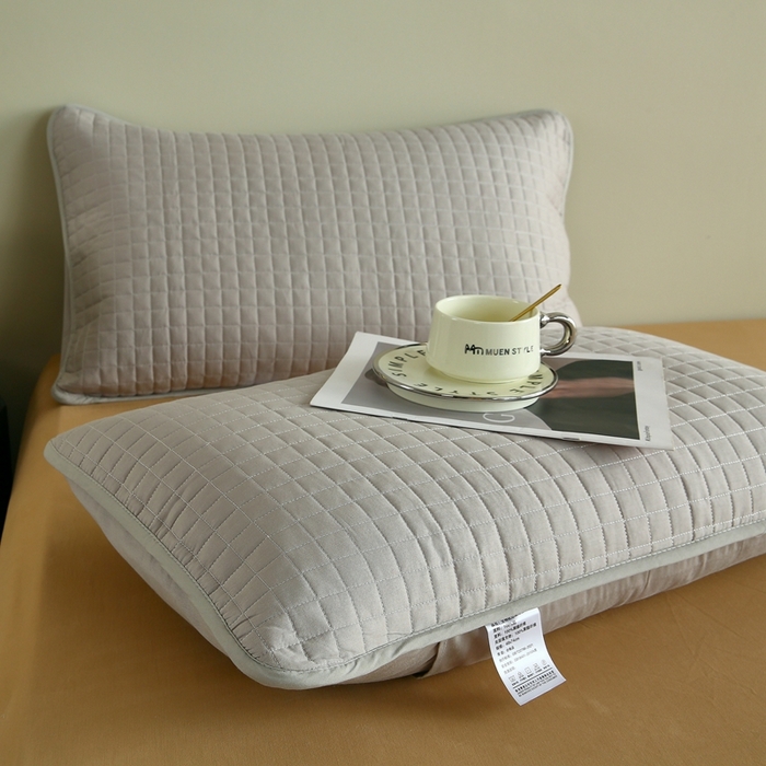 91家纺网 家纺一手货源 找家纺 （总）伊赛家纺 2026新款纯棉夹棉全包枕套