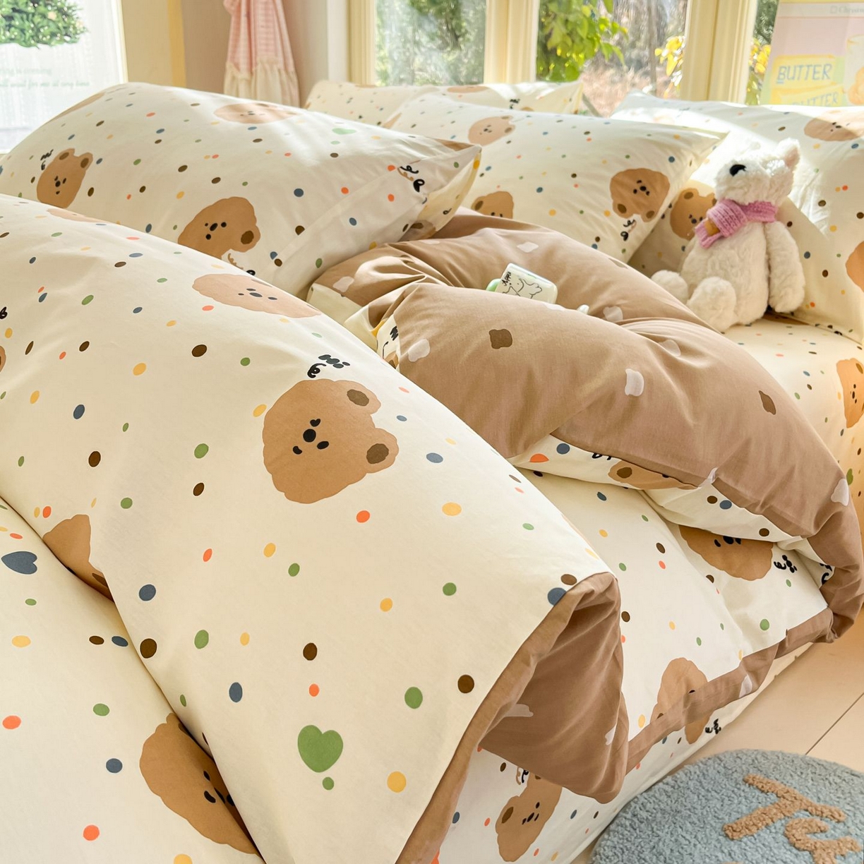 91家纺网 家纺一手货源 找家纺 （总）女子家纺 2026新款全棉纯棉13070印花四件套单品系列