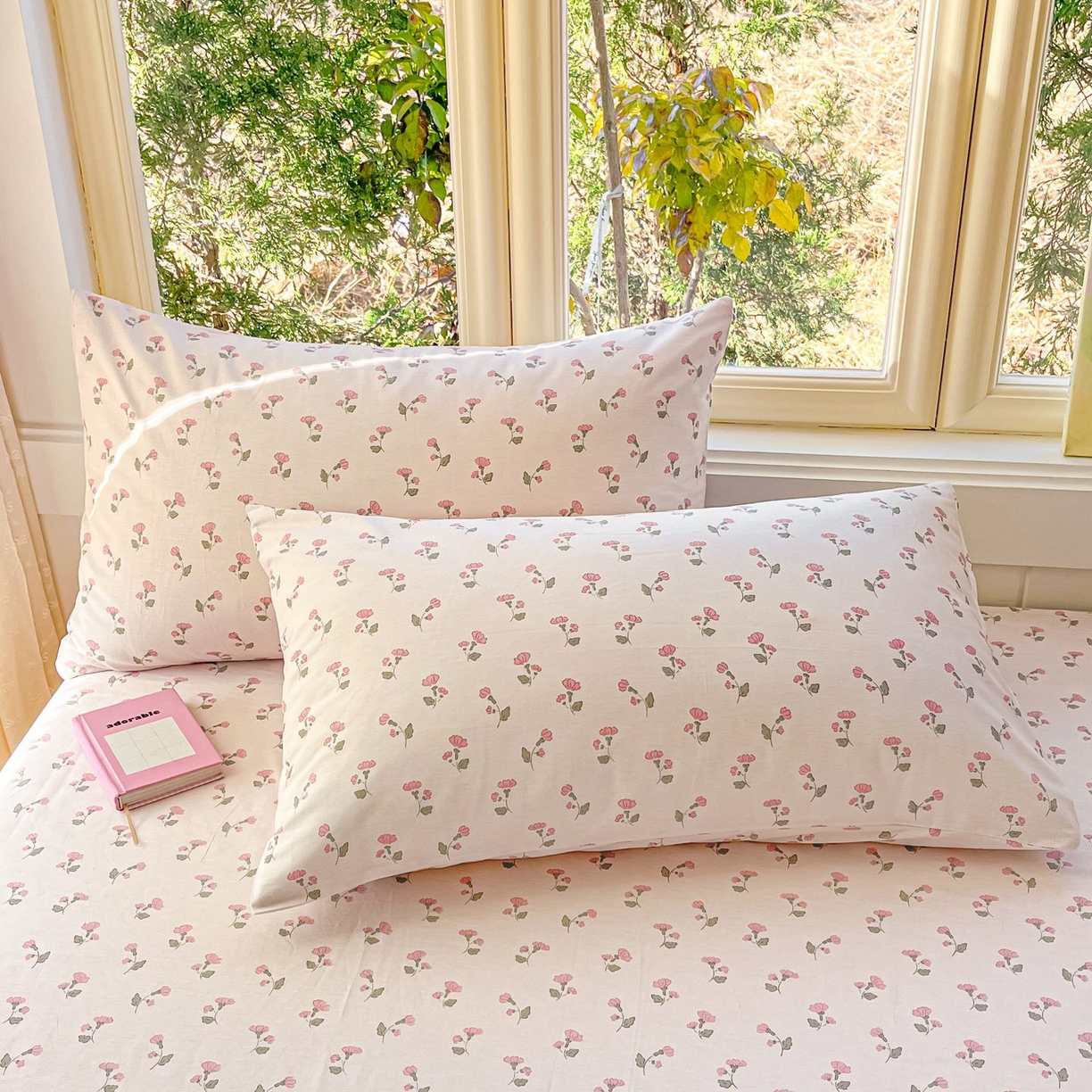 91家纺网 家纺一手货源 找家纺 女子家纺 2026新款全棉纯棉13070印花四件套单品系列 花漾