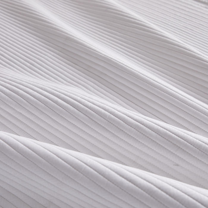 91家纺网 家纺一手货源 找家纺 （总）伊赛家纺 2026新款条纹夹棉抗菌全包床笠