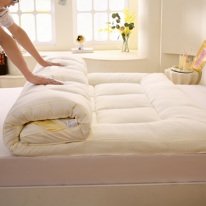 91家纺网 家纺一手货源 找家纺 （总）伊赛家纺 2026新款亲肤磨毛大豆床褥床垫