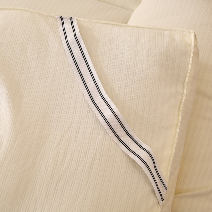 91家纺网 家纺一手货源 找家纺 伊赛家纺 2026新款亲肤磨毛大豆床褥床垫 白色