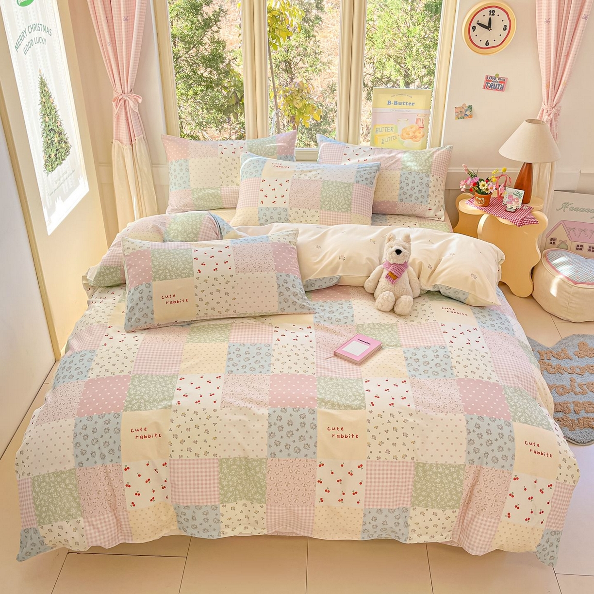 91家纺网 家纺一手货源 找家纺 女子家纺 2026新款全棉纯棉13070印花四件套单品系列 美式田园