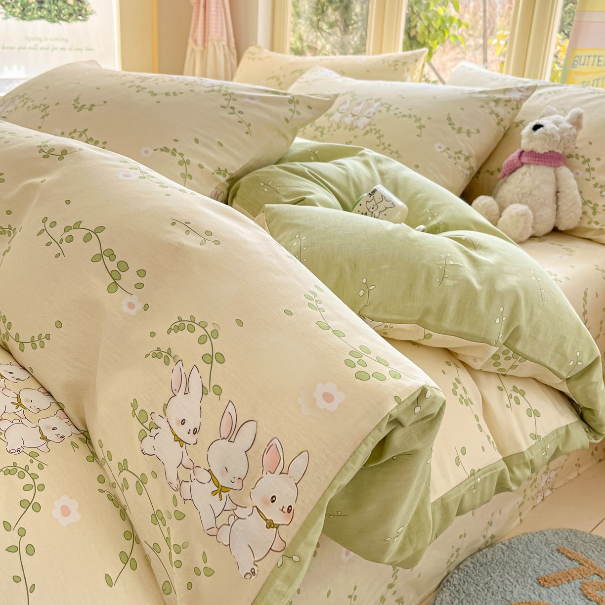 91家纺网 家纺一手货源 找家纺 （总）女子家纺 2026新款全棉纯棉13070印花四件套单品系列