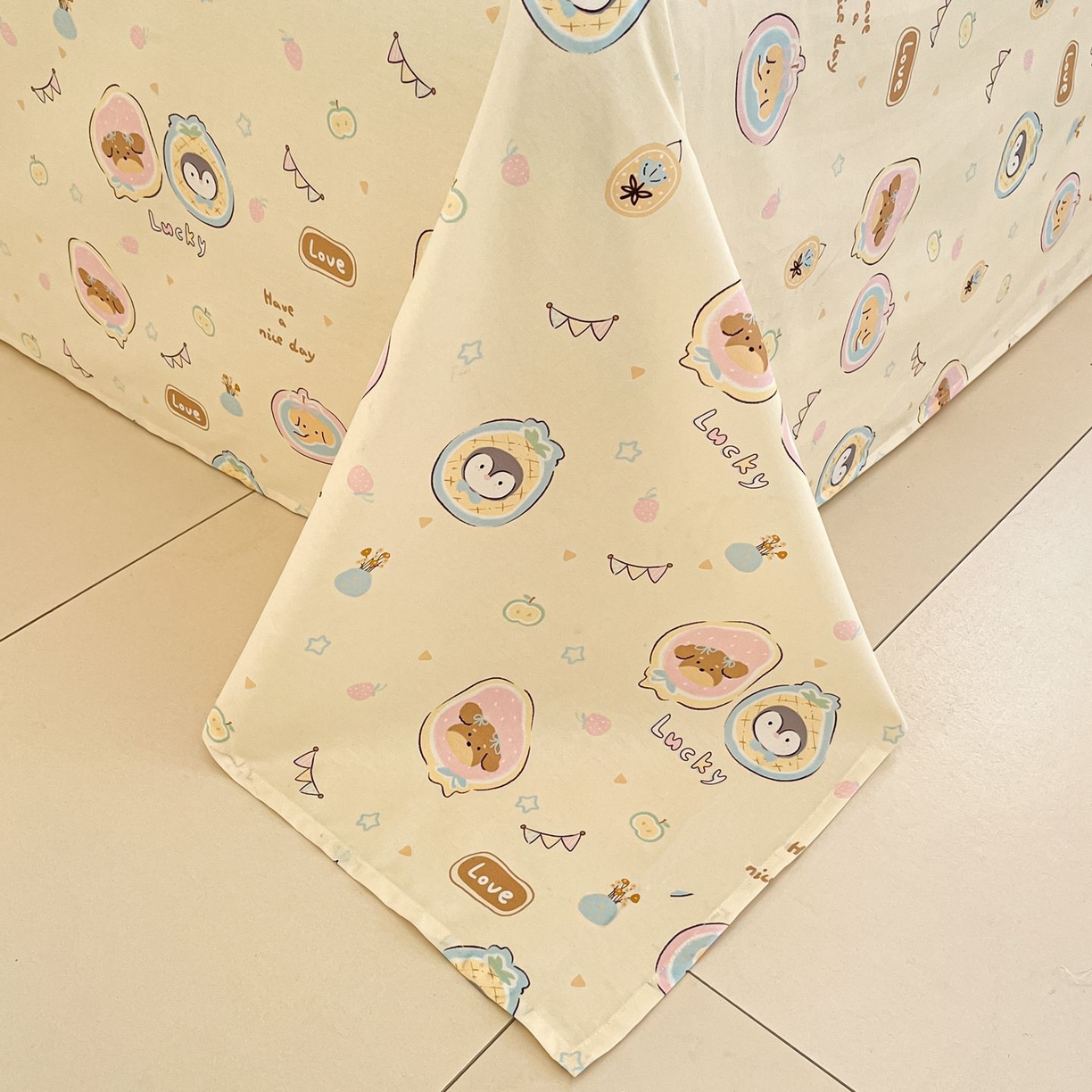 91家纺网 家纺一手货源 找家纺 女子家纺 2026新款全棉纯棉13070印花四件套单品系列 奇妙动物园