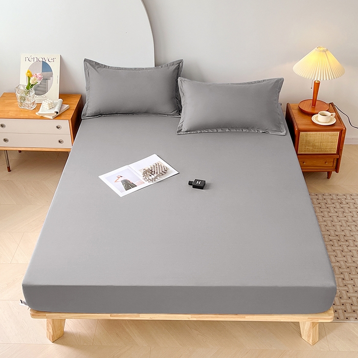 91家纺网 家纺一手货源 找家纺 伊赛家纺 2026新款A类三防水床笠 绅士灰