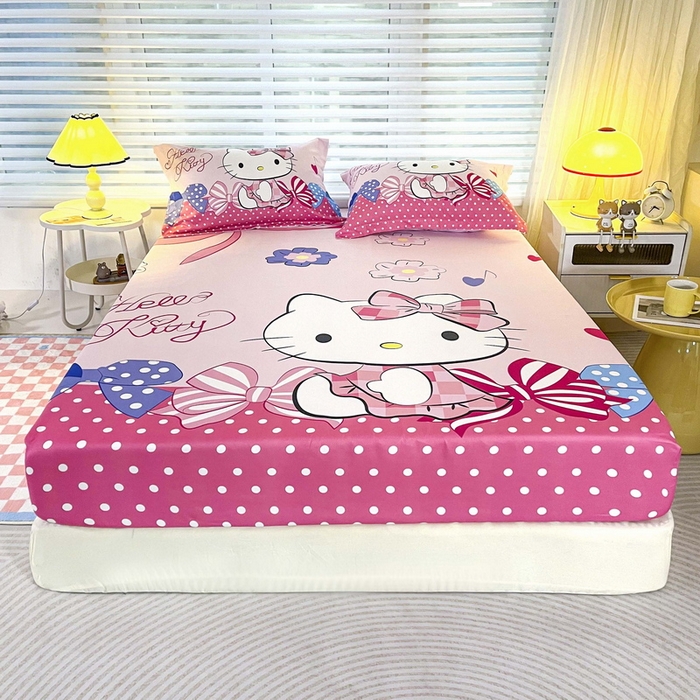 91家纺网 家纺一手货源 找家纺 （总）一电 2026新款卡通床单床笠棕垫床套防尘罩席床垫保护套卡通儿童上下床床单床笠-第二批