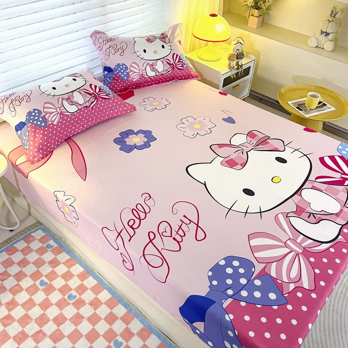 91家纺网 家纺一手货源 找家纺 （总）一电 2026新款卡通床单床笠棕垫床套防尘罩席床垫保护套卡通儿童上下床床单床笠-第二批