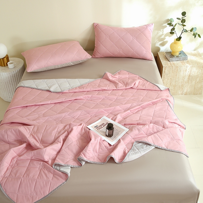 91家纺网 家纺一手货源 找家纺 （总）伊赛家纺 2026新款有铵凉感丝夏被