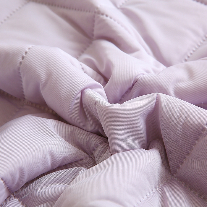 91家纺网 家纺一手货源 找家纺 伊赛家纺 2026新款有铵凉感丝夏被 浅紫