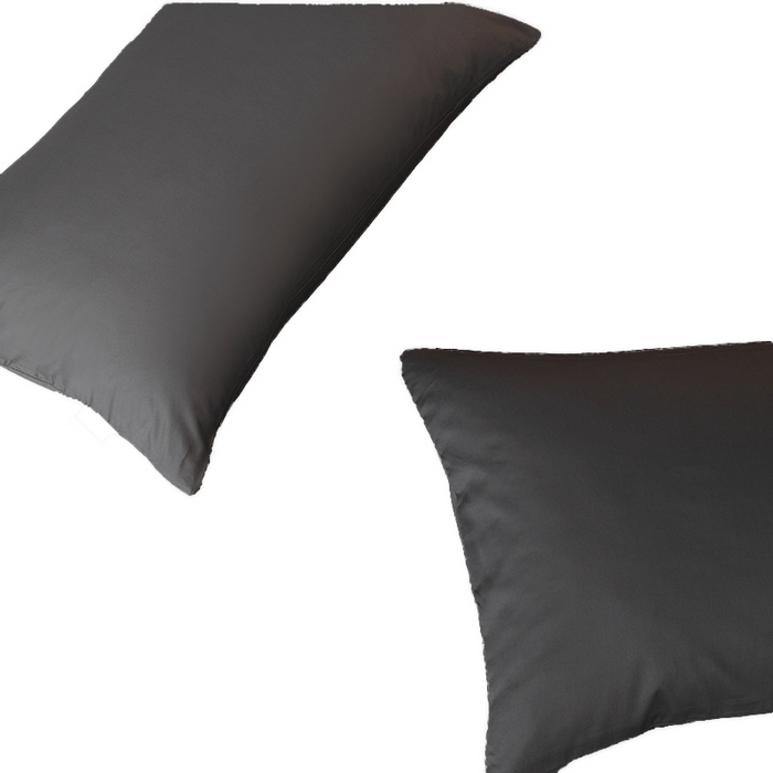 91家纺网 家纺一手货源 找家纺 伊赛家纺 2026新款全棉跨境全尺寸枕套 黑