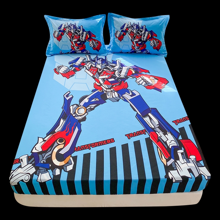 91家纺网 家纺一手货源 找家纺 一电 2026新款卡通床单床笠棕垫床套防尘罩席床垫保护套卡通儿童上下床床单床笠-第二批 机器人