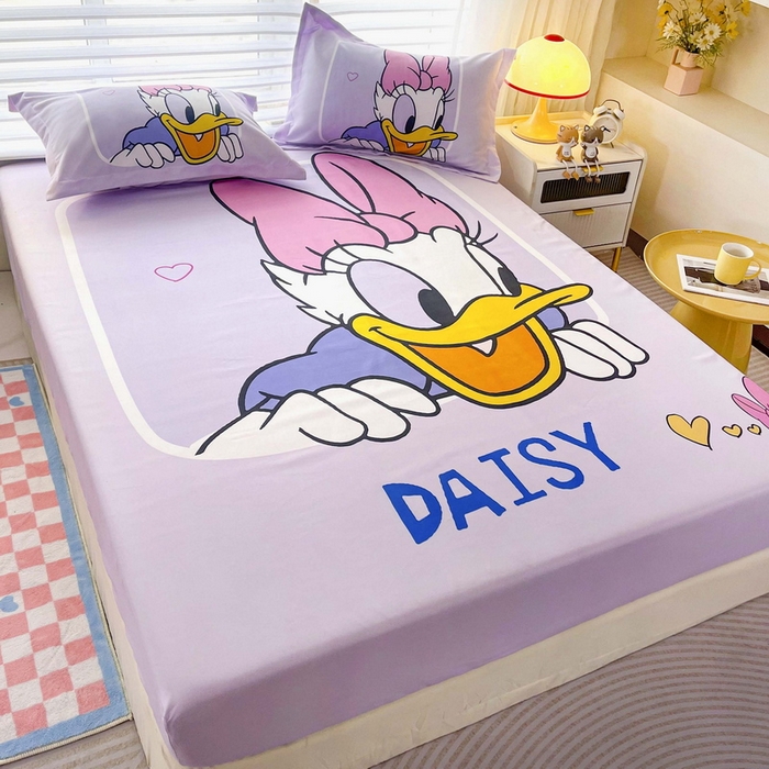 91家纺网 家纺一手货源 找家纺 一电 2026新品卡通床单床笠棕垫床套防尘罩席床垫保护套卡通儿童上下床床单床笠-第三批 美西西