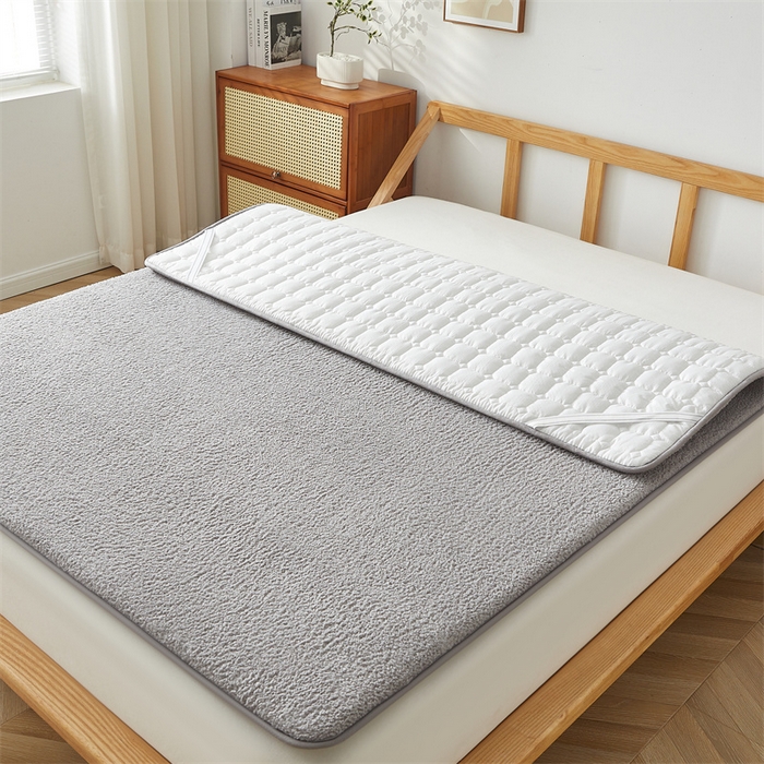 91家纺网 家纺一手货源 找家纺 （总）伊赛家纺 2026新款羊羔绒床垫