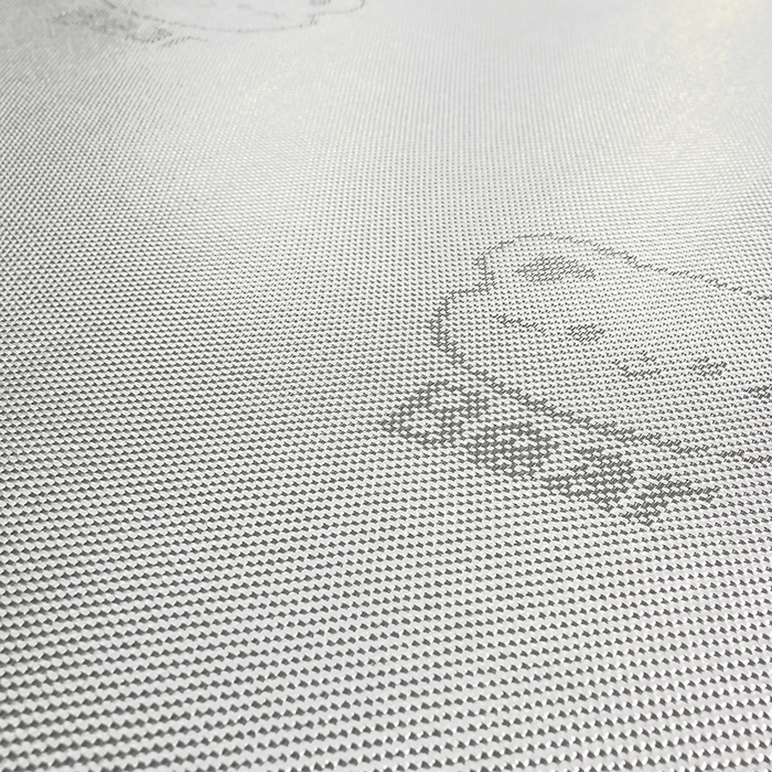 91家纺网 家纺一手货源 找家纺 苏迪网销供货 2026新款冰藤席可爱熊刺绣款凉席藤席双面可用冰丝席 可爱熊-灰色