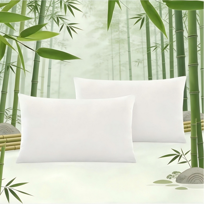 91家纺网 家纺一手货源 找家纺 伊赛家纺 2026新款竹纤维单品枕套系列 白色