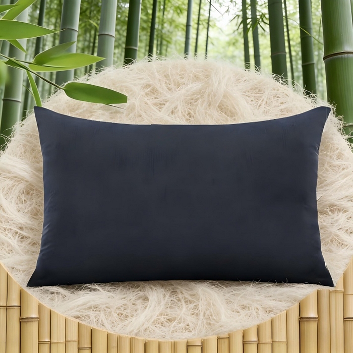 伊赛家纺 2026新款竹纤维单品枕套系列 深蓝色