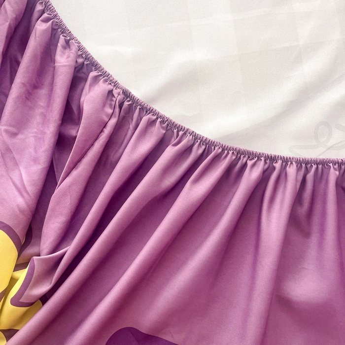 91家纺网 家纺一手货源 找家纺 一电 2026新款卡通床单床笠棕垫床套防尘罩席床垫保护套卡通儿童上下床单床笠-第四批 小花库洛米