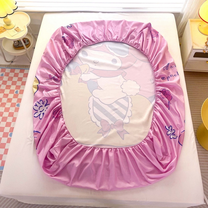 91家纺网 家纺一手货源 找家纺 一电 2026新款卡通床单床笠棕垫床套防尘罩席床垫保护套卡通儿童上下床单床笠-第四批 小木马