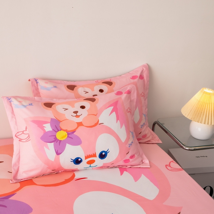 91家纺网 家纺一手货源 找家纺 一电 2026新款卡通床单床笠棕垫床套防尘罩席床垫保护套卡通儿童上下铺床单床笠-第五批 贝贝熊