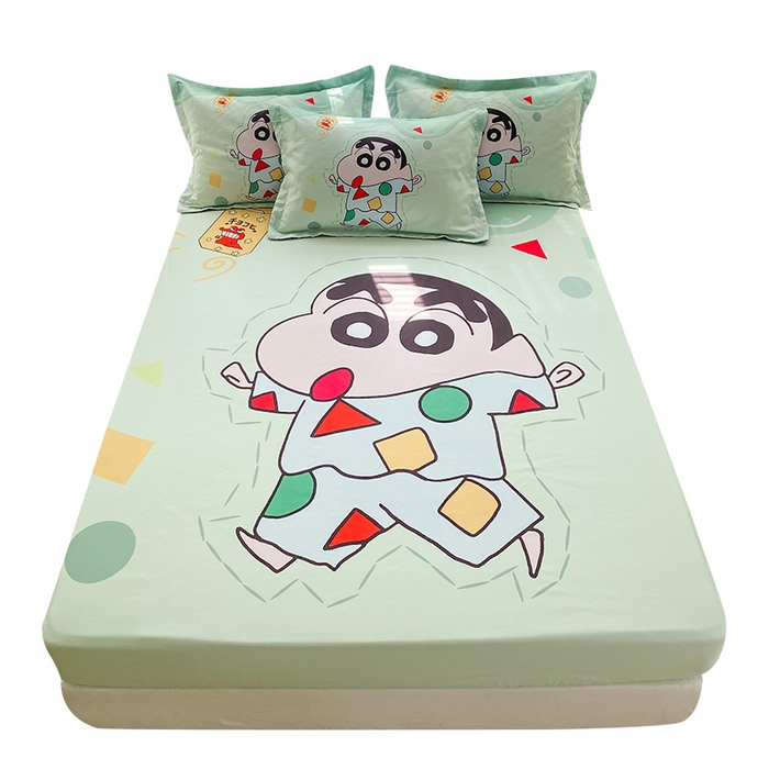 91家纺网 家纺一手货源 找家纺 一电 2026新款卡通床单床笠棕垫床套防尘罩席床垫保护套卡通儿童上下床单床笠-第四批 小新