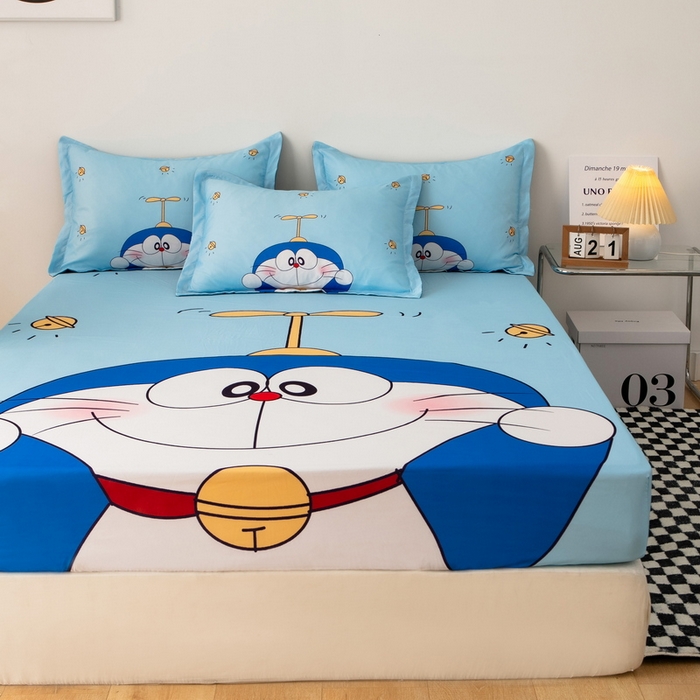 91家纺网 家纺一手货源 找家纺 一电 2026新款卡通床单床笠棕垫床套防尘罩席床垫保护套卡通儿童上下铺床单床笠-第五批 可爱叮当