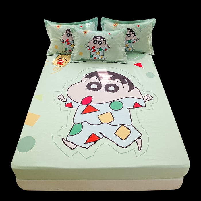 91家纺网 家纺一手货源 找家纺 一电 2026新款卡通床单床笠棕垫床套防尘罩席床垫保护套卡通儿童上下床单床笠-第四批 小新