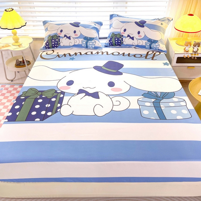 91家纺网 家纺一手货源 找家纺 一电 2026新款卡通床单床笠棕垫床套防尘罩席床垫保护套卡通儿童上下铺床单床笠-第五批 玉桂狗先生