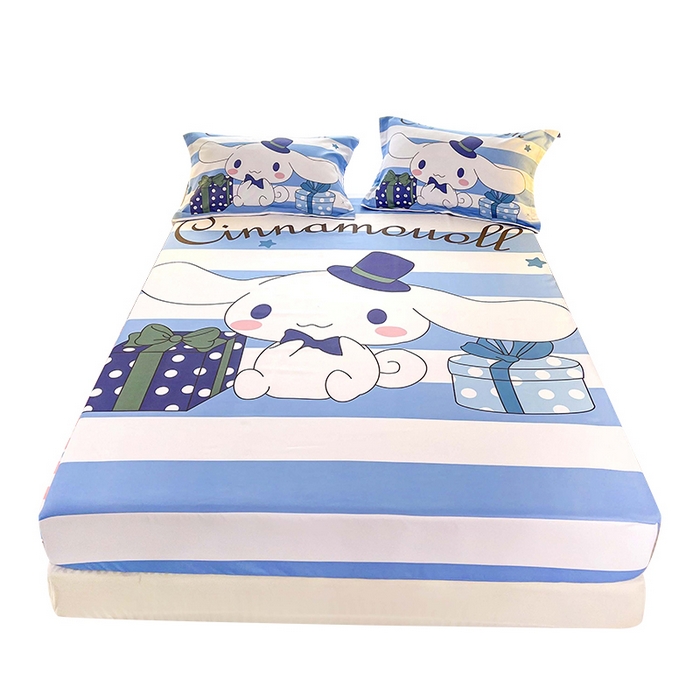 91家纺网 家纺一手货源 找家纺 一电 2026新款卡通床单床笠棕垫床套防尘罩席床垫保护套卡通儿童上下铺床单床笠-第五批 玉桂狗先生