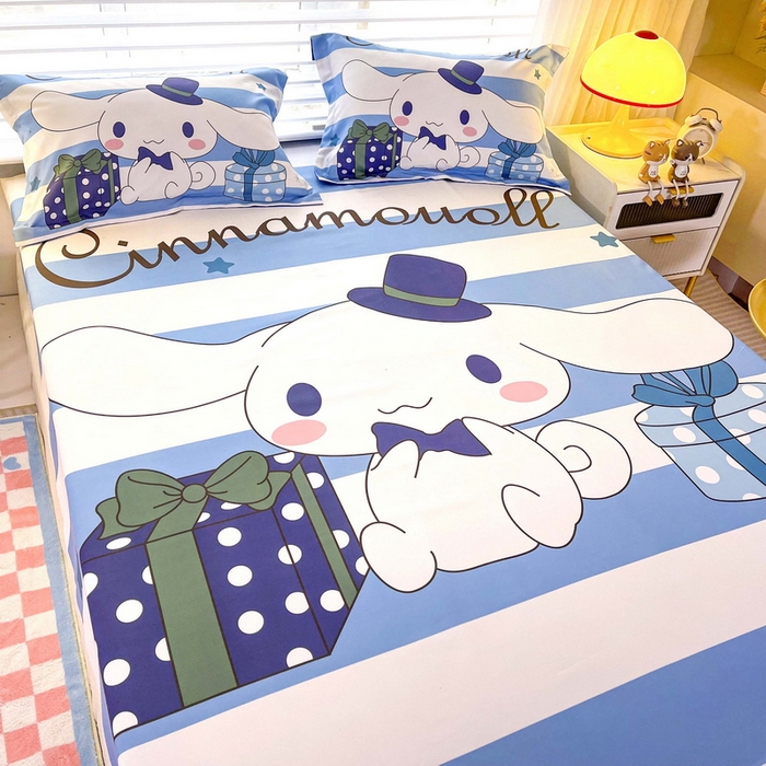 91家纺网 家纺一手货源 找家纺 一电 2026新款卡通床单床笠棕垫床套防尘罩席床垫保护套卡通儿童上下铺床单床笠-第五批 玉桂狗先生