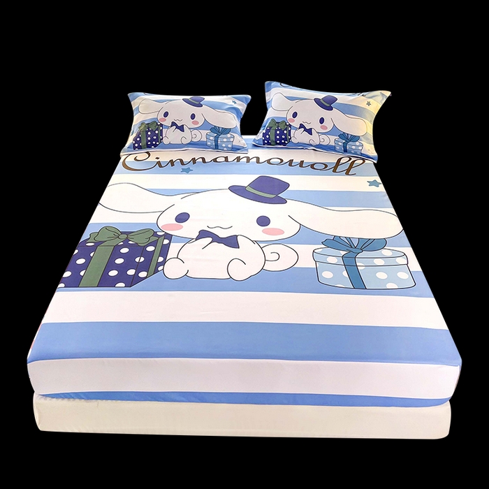 91家纺网 家纺一手货源 找家纺 一电 2026新款卡通床单床笠棕垫床套防尘罩席床垫保护套卡通儿童上下铺床单床笠-第五批 玉桂狗先生