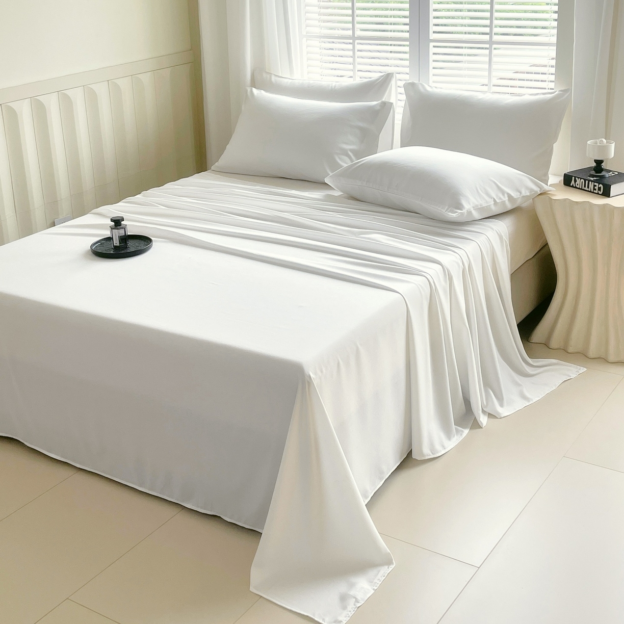 91家纺网 家纺一手货源 找家纺 （总）伊赛家纺 2026新款竹纤维单品床单系列