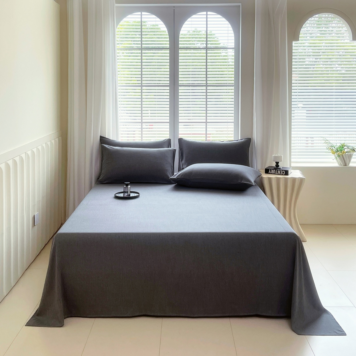 91家纺网 家纺一手货源 找家纺 （总）伊赛家纺 2026新款竹纤维单品床单系列