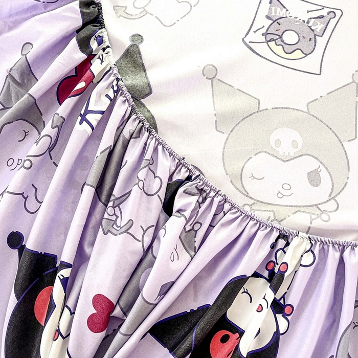 91家纺网 家纺一手货源 找家纺 （总）一电 2026新款跨境电商外贸四季卡通床笠单件床罩床垫套防滑套宿舍儿童床单定制-第七批