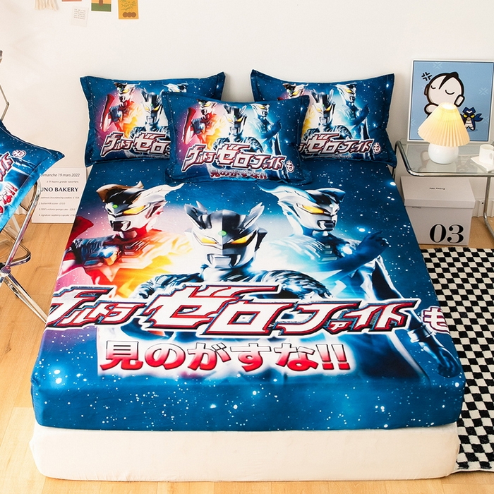 91家纺网 家纺一手货源 找家纺 （总）一电 2026新款卡通床单床笠棕垫床套防尘罩席床垫保护套卡通儿童上下床床单床笠-第六批