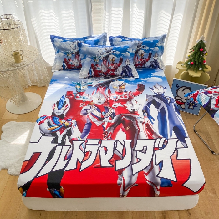 91家纺网 家纺一手货源 找家纺 （总）一电 2026新款卡通床单床笠棕垫床套防尘罩席床垫保护套卡通儿童上下床床单床笠-第六批