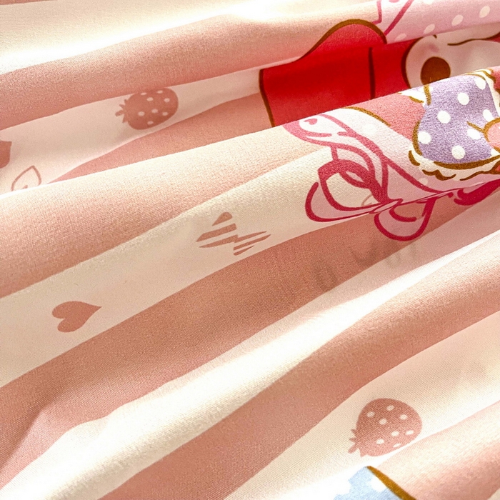 91家纺网 家纺一手货源 找家纺 一电 2026新款跨境电商外贸四季卡通床笠单件床罩床垫套防滑套宿舍儿童床单定制-第七批 田园美乐蒂