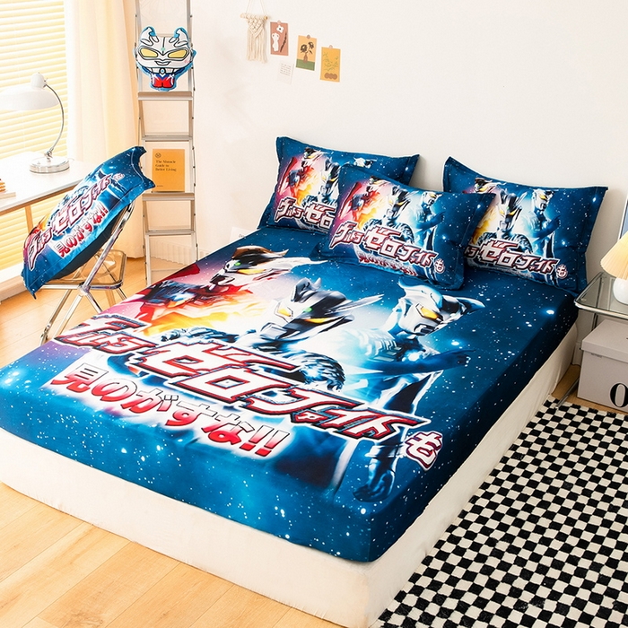 91家纺网 家纺一手货源 找家纺 一电 2026新款卡通床单床笠棕垫床套防尘罩席床垫保护套卡通儿童上下床床单床笠-第六批 赛罗