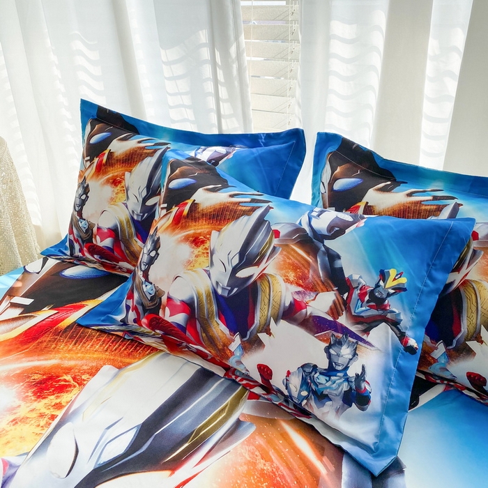 91家纺网 家纺一手货源 找家纺 一电 2026新款卡通床单床笠棕垫床套防尘罩席床垫保护套卡通儿童上下床床单床笠-第六批 闪电奥特曼