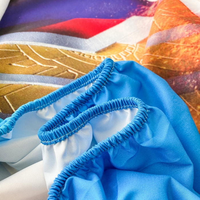 91家纺网 家纺一手货源 找家纺 一电 2026新款卡通床单床笠棕垫床套防尘罩席床垫保护套卡通儿童上下床床单床笠-第六批 闪电奥特曼