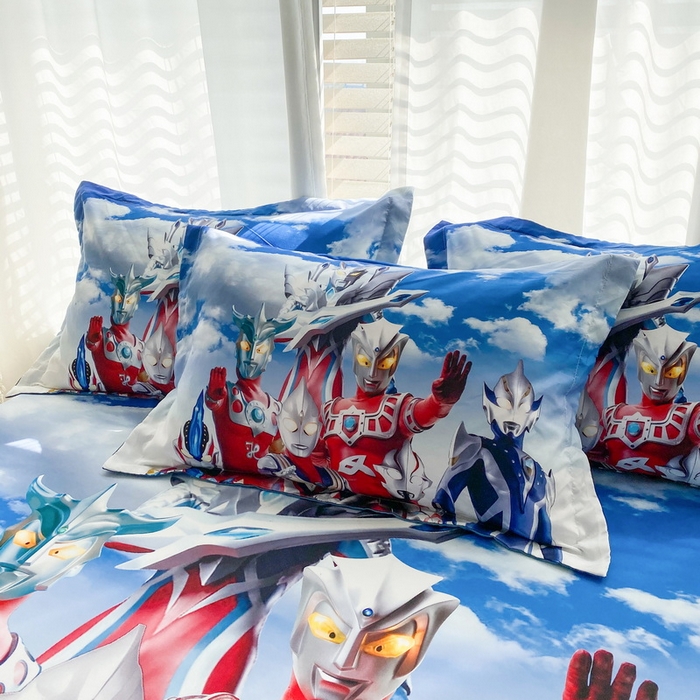 91家纺网 家纺一手货源 找家纺 一电 2026新款卡通床单床笠棕垫床套防尘罩席床垫保护套卡通儿童上下床床单床笠-第六批 帅气奥特曼