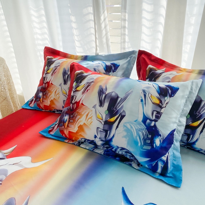 91家纺网 家纺一手货源 找家纺 一电 2026新款卡通床单床笠棕垫床套防尘罩席床垫保护套卡通儿童上下床床单床笠-第六批 星星奥特曼