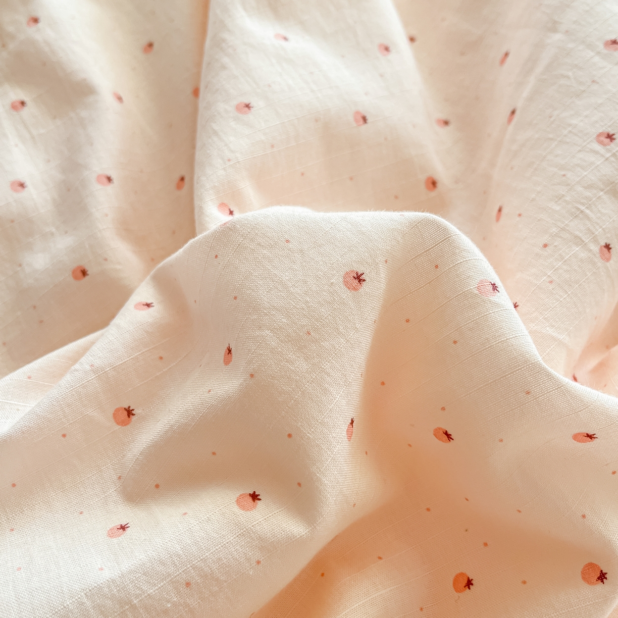 91家纺网 家纺一手货源 找家纺 有货 2026新款全棉棉麻提花印花夏被春秋被被子被-格格花屿系列 柿柿如意