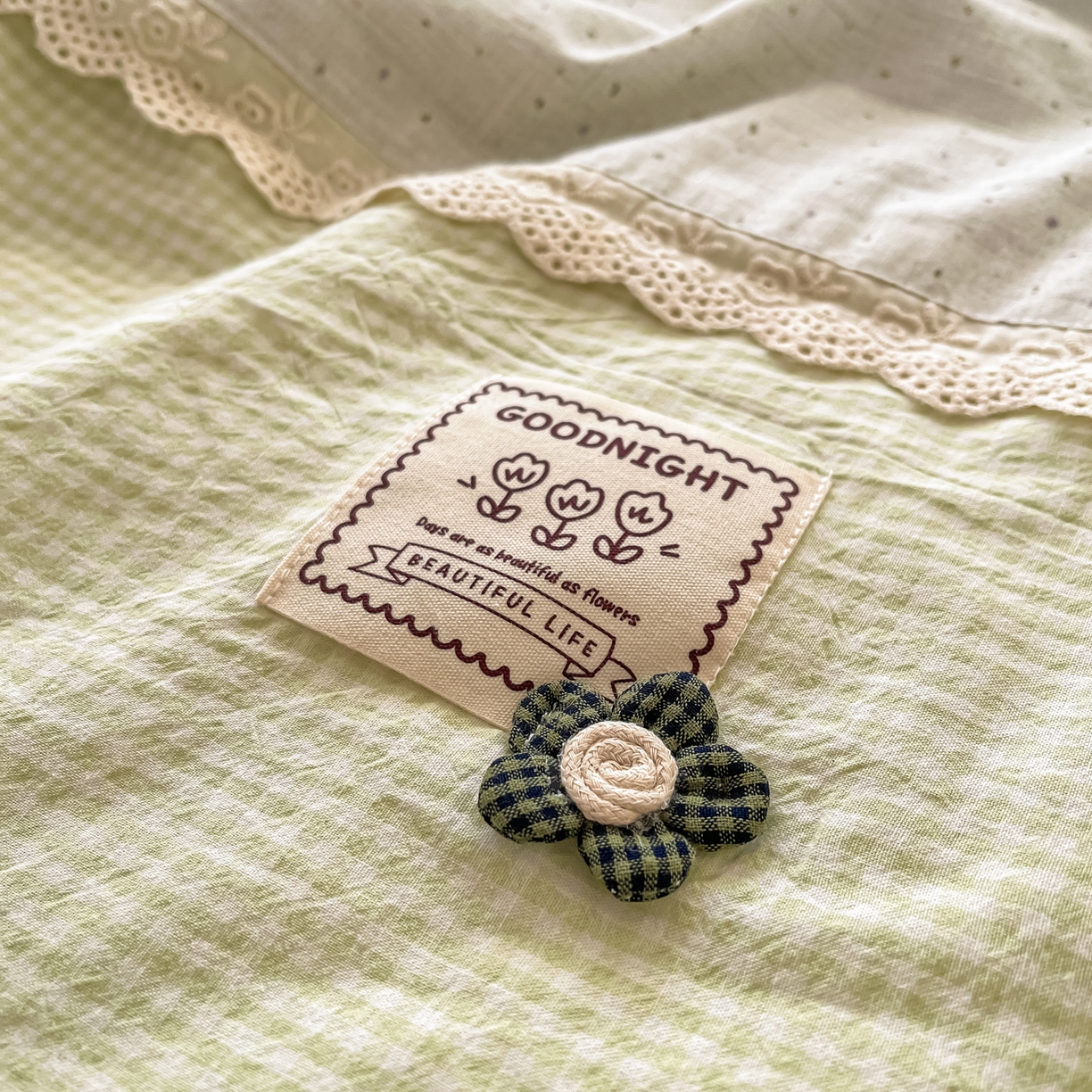 91家纺网 家纺一手货源 找家纺 有货 2026新款全棉棉麻提花印花夏被春秋被被子被-格格花屿系列 爱心抹茶