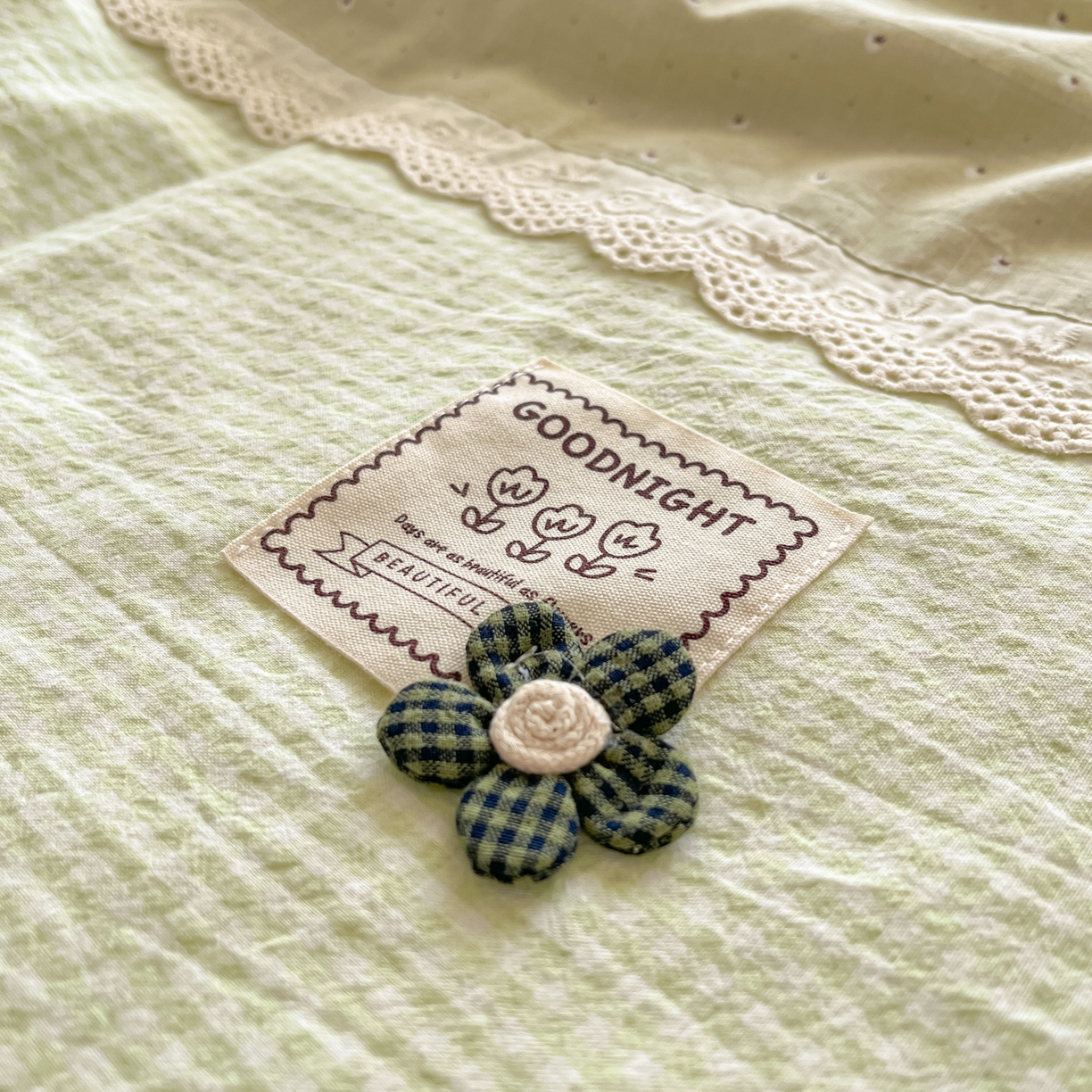 91家纺网 家纺一手货源 找家纺 有货 2026新款全棉棉麻提花印花夏被春秋被被子被-格格花屿系列 春绿星点