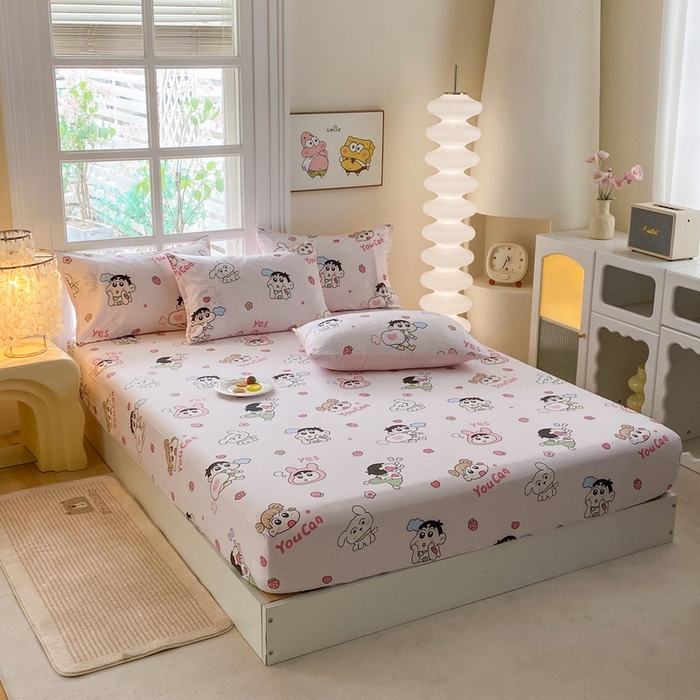 一电 2026新款跨境电商外贸四季卡通床笠单件床罩床垫套防滑套宿舍儿童床单定制-第八批 你最棒